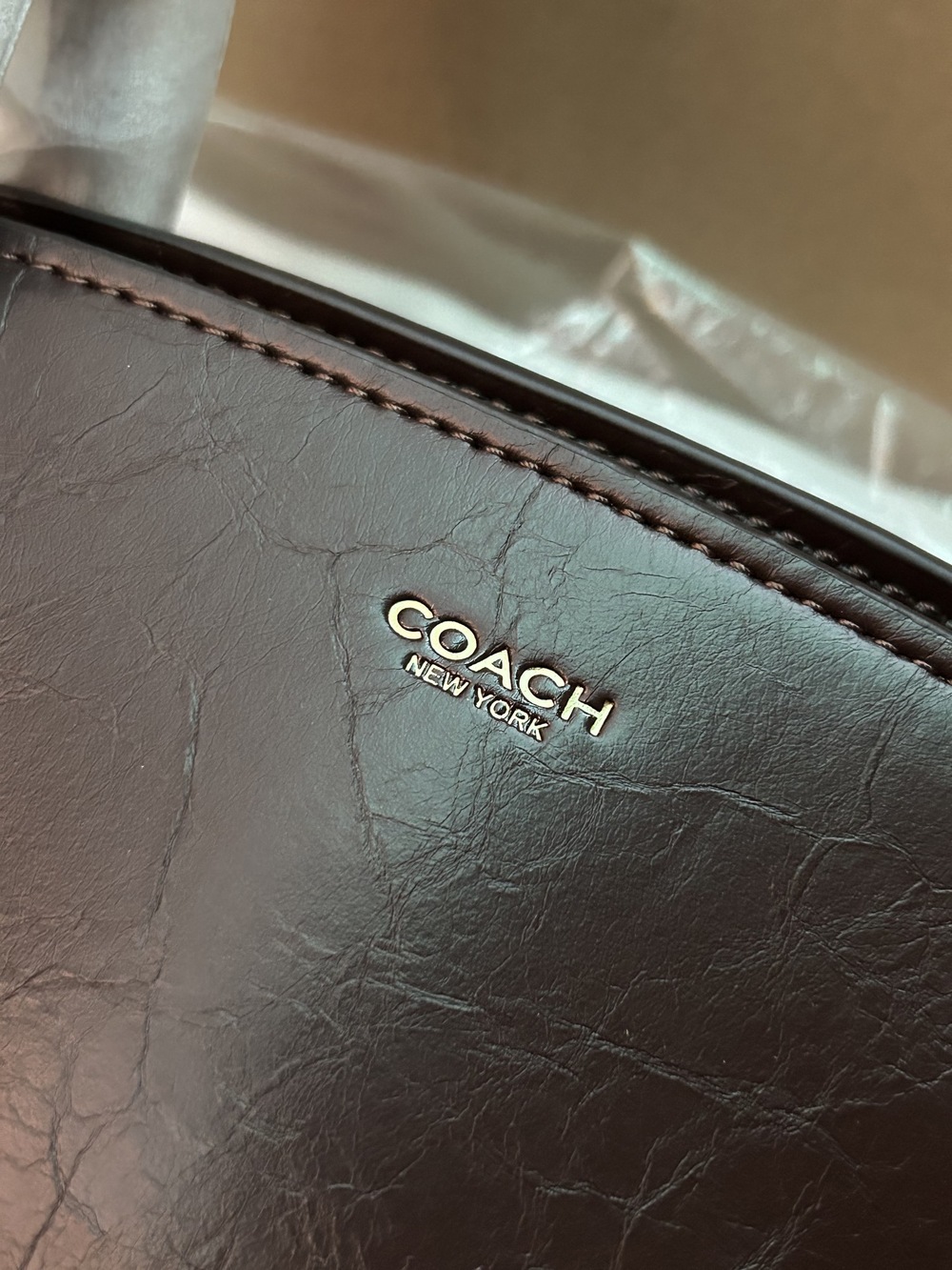 Coach brown long-handled 34-inch tote bag - Picture 8 of 10